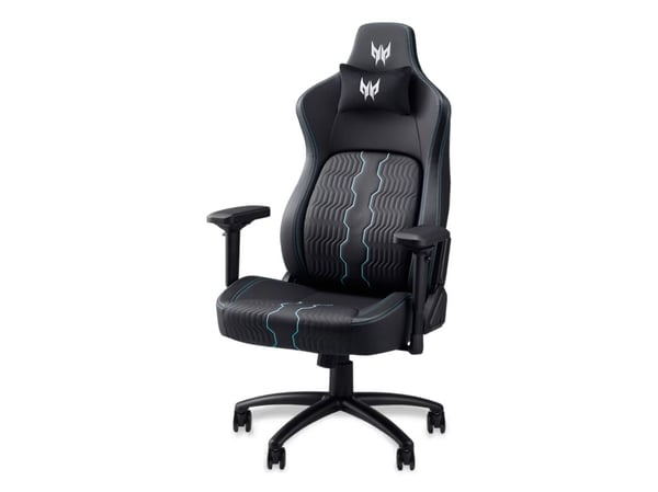 Acer Predator Rift Pro PGC371 - Spillestol - ergonomisk - armlener - T-formet - tipping - roterende - metallramme, syntetisk skinn - black with blu...
