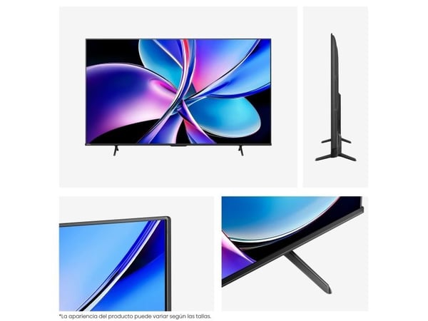 Hisense 55E7Q PRO, 139,7 cm (55"), 3840 x 2160 piksler, QLED, Smart TV, Wi-Fi, Svart