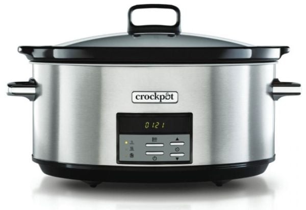 Crock-Pot CSC063X, 7,5 l, Sort, Rustfritt stål, Knapper, Berøringskontroll, 10 person(er), 20 timer, Glass