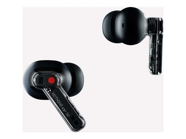 Nothing ear (a) - True wireless-hodetelefoner med mikrofon - i øret - Bluetooth - aktiv støydemping - svart