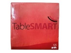 Serviet TableSMART 33x33 cm 3-lag Rød,125 stk/pk