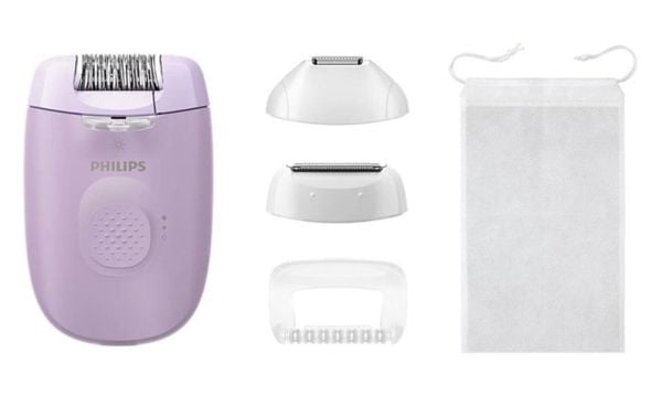 Philips Epilator Series 4000 BRE247/00 with 2 Speeds and LED Lighting