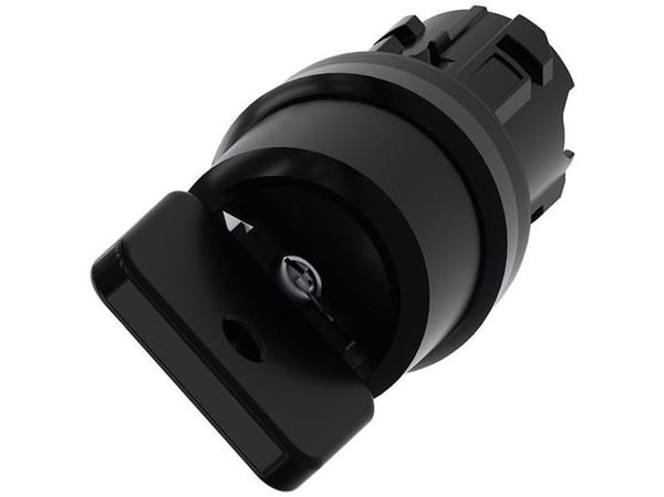 Nyckelomkopplare O.M.R. 22 mm rund plast svart