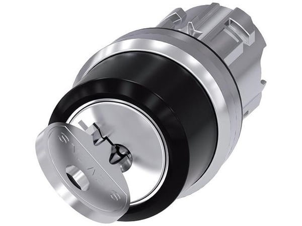 Siemens 3SU1050-4CF21-0AA0, Metall, IP67, IP69K, Svart, Metallisk, 180 g, 30 mm, 100 mm
