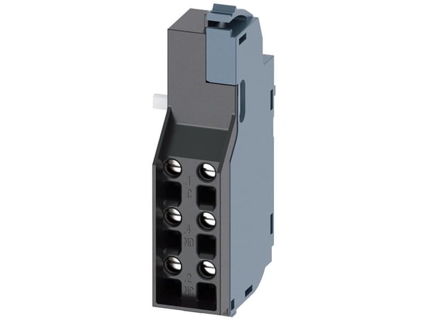 Siemens 3VA9988-0AA21 Hilfsschalter 1 St. 2 Wechsler Einstellbereich (Strom): 10 A (max) Schaltspannung (max.): 600 V/AC (B x H x T) 14 x 56 x 30 m...