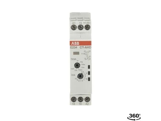 ABB:n aikarele E234CT-AHD off-delay apujännitteellä E234CT-AHD.12 (1SVR500110R0000)