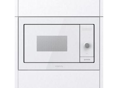 Gorenje BM235G1SYW, Innebygget, Kombinasjon mikrobølge, 23 l, 900 W, Innebygd skjerm, Rotasjon, Berøringskontroll