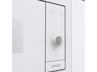 Gorenje BM235G1SYW, Innebygget, Kombinasjon mikrobølge, 23 l, 900 W, Innebygd skjerm, Rotasjon, Berøringskontroll
