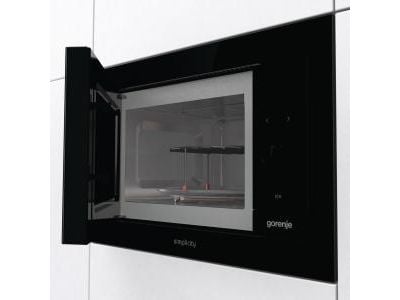 Gorenje BM235G1SYB, Innebygget, Kombinasjon mikrobølge, 23 l, 900 W, Innebygd skjerm, Rotasjon, Berøringskontroll