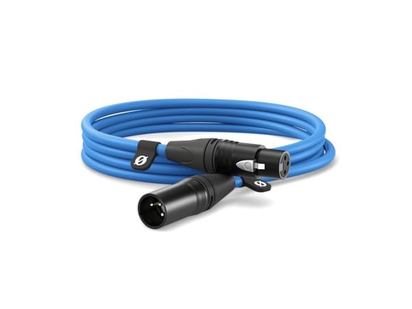 RØDE XLR3M-B, XLR, Hankjønn, XLR, Hunkjønn, 3 m, Blå RØDE XLR3M-B, XLR, Hankjønn, XLR, Hunkjønn, 3 m, Blå