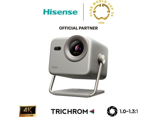 Hisense M2 Pro - DLP-projektor - laser - 3D - 1300 ANSI lumen - 3840 x 2160 - 16:9 - 4K - Wi-Fi / Bluetooth / Miracast / AirPlay - grå
