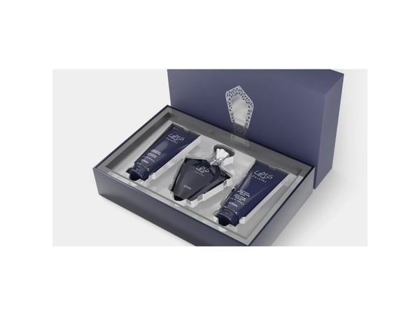 Turathi Blue Pour Homme Gift Set - Eau De Parfum Spray 90ml, Shower Gel 100ml, After Shave Balm 100ml