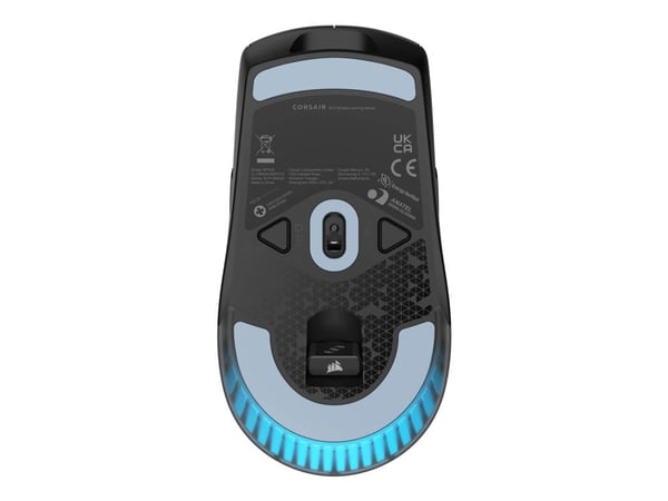 Corsair M75, Molempikätinen, Optinen, Langaton RF, 26000 DPI, musta