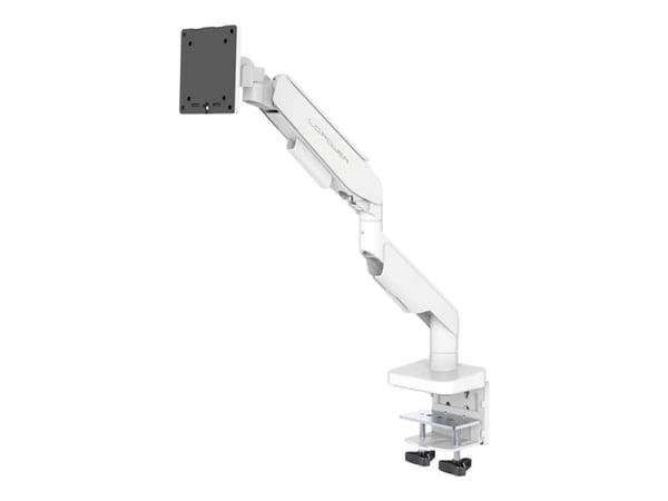 LC Power LC-EQ-A49W - Monteringssett (skjermarm) - for flatpanel - metall, plastikk - hvit - skjermstørrelse: 17"-49"