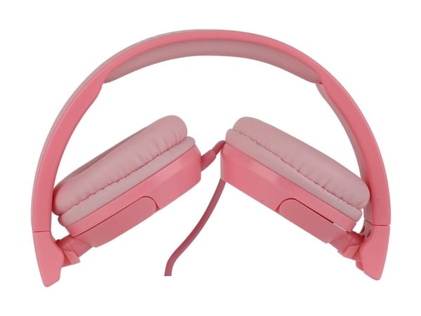 Altec Lansing Kid Safe - Hodetelefoner med mikrofon - on-ear - kablet - ballongtyggegummirosa