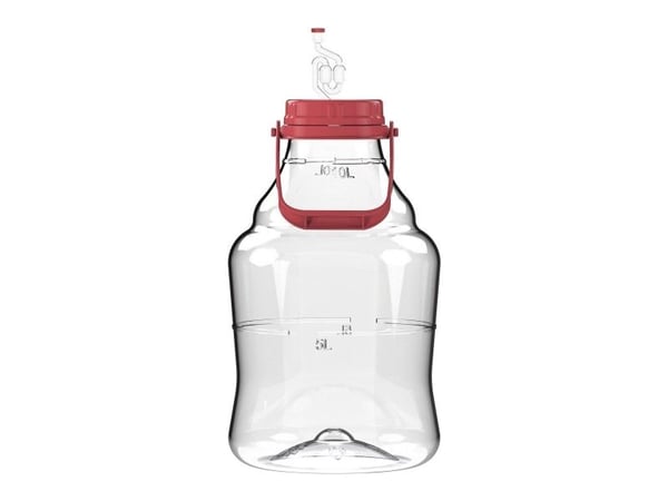 Sourcing UNBREAKABLE DEMIJOHN 10L med handtag/airlocks