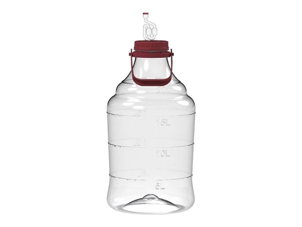 UNBREAKABLE DEMIJOHN 20L håndtak/luftlås