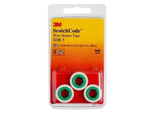 3M 80611427982, Vit, Polyester, 3 styck