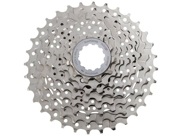 Shimano CS-HG50, Sykkelkassett, Stål, Rustfritt stål