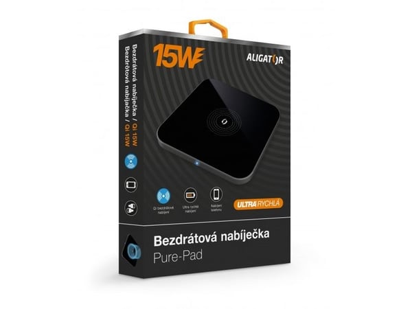 Aligator CHQ004, Sisätila, USB, Langaton lataaminen, musta
