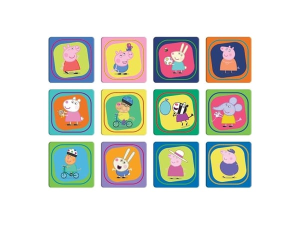 Trefl Puslespill 2i1 + memoer Glade øyeblikk Peppa Pig 93331 Trefl