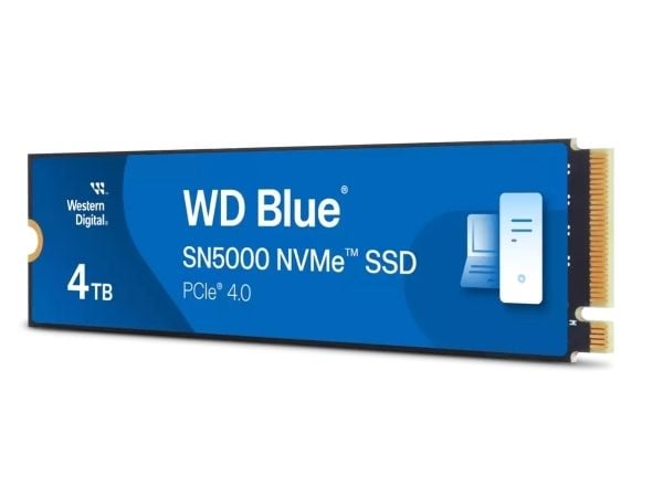 WD Blue SN5000 WDS400T4B0E - SSD - 4 TB - intern - M.2 2280 - PCIe 4.0 x4 (NVMe)