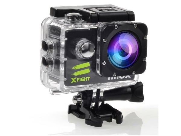 Nilox XFIGHT - Actionkamera - 1080 p / 30 fps - 1.3 MP - Wireless LAN - under vannet inntil 30 m - svart