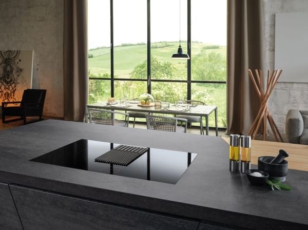 Elica NikolaTesla Libra EVO BL/A/83, Svart, Innebygget, 83 cm, Sonebasert induksjon, Glass, 4 zone(s)