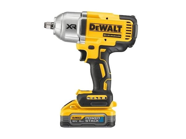 DeWalt DCF900H2T-QW-iskuväännin; 18 V; 2x5,0 Ah akku.