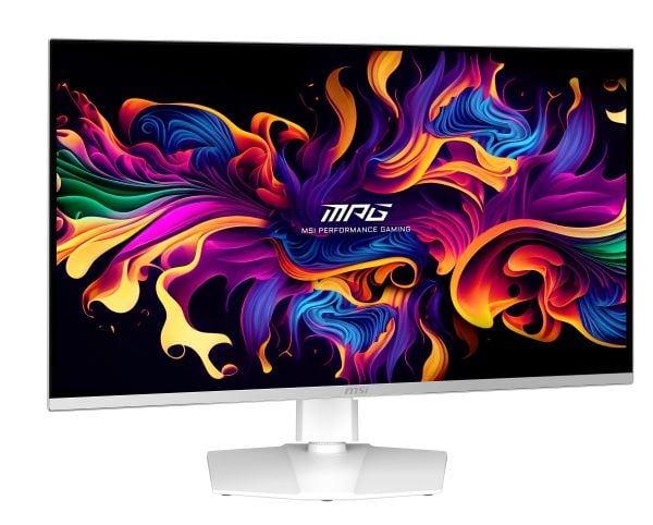MSI MPG 321URXW QD-OLED, 80 cm (31.5"), 3840 x 2160 piksler, 4K Ultra HD, QD-OLED, 0,03 ms, Hvit