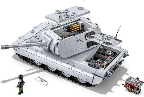 COBI Panzerkampfwagen E-100, Byggesett, 1511 stykker