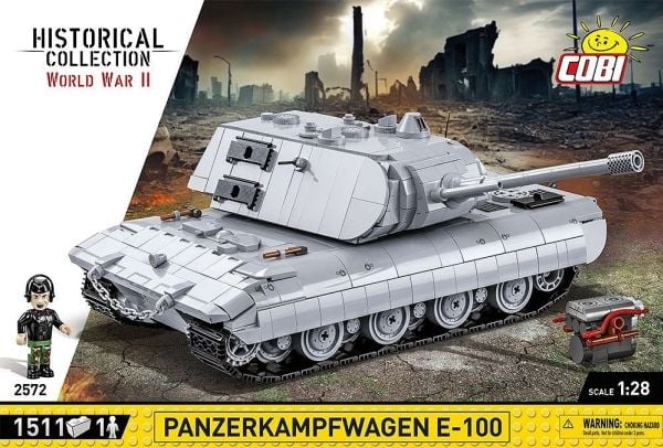 COBI Panzerkampfwagen E-100, Byggesett, 1511 stykker