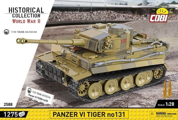 COBI Panzer VI Tiger no131, Byggesett, 9 år, 1275 stykker