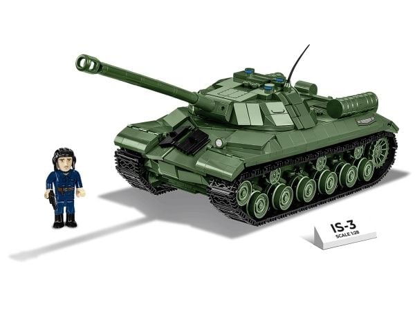 COBI IS-3 Soviet Heavy Tank, Rakennuspakkaus, 9 vuosi/vuosia, 1170 kpl COBI IS-3 Soviet Heavy Tank, Rakennuspakkaus, 9 vuosi/vuosia, 1170 kpl