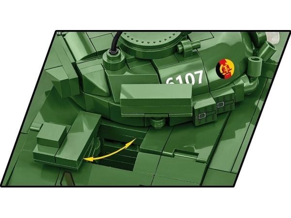 COBI T-72 (East Germany/Soviet), Rakennuspakkaus, 9 vuosi/vuosia, 680 kpl