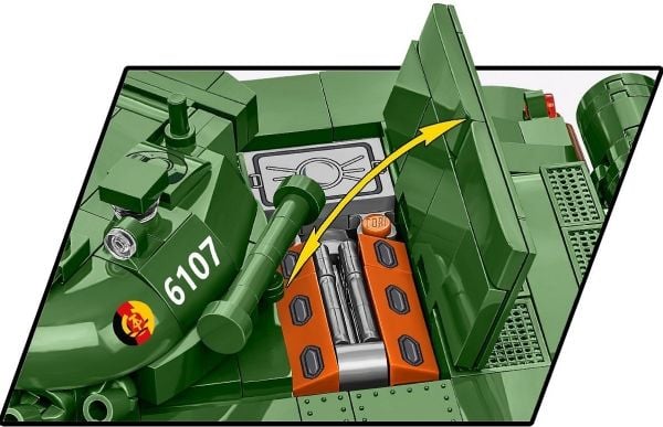 COBI T-72 (East Germany/Soviet), Rakennuspakkaus, 9 vuosi/vuosia, 680 kpl