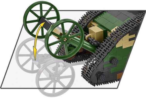 COBI Mark I Male no C.19, Byggesett, 9 år, Plast, 878 stykker
