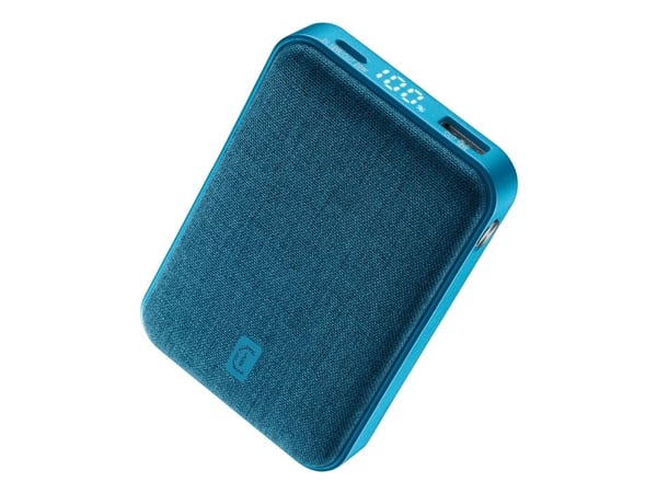 Cellularline 8018080491030, 10000 mAh, 20 W, Blå