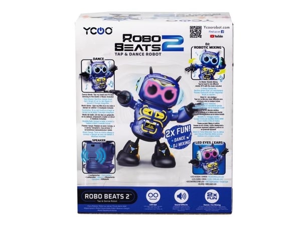 YCOO Robotas "Robo Beats 2", 21,5 cm