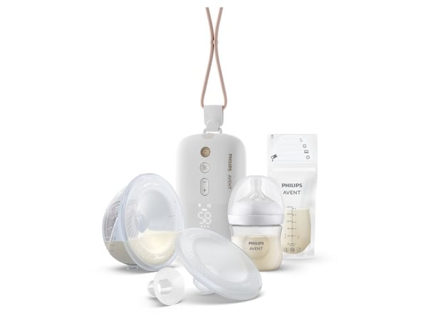 Philips AVENT Hands-free SCF543/11 Yksiosainen sähkökäyttöinen rintapumppu, Elektroninen, Valkoinen