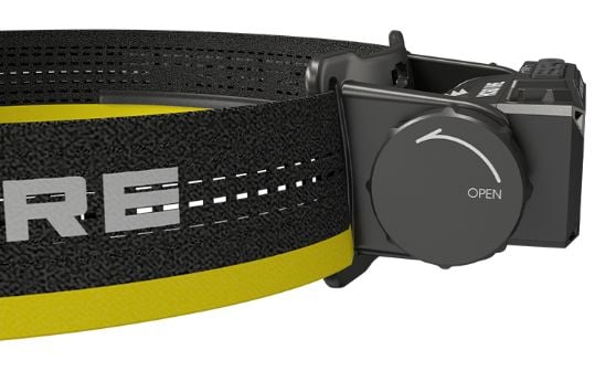 Nitecore HC60 UHE, Hodebåndslommelykt, Sort, Gult, Aluminium, Polykarbonat (PC), Knapper, 2 m, 2 m