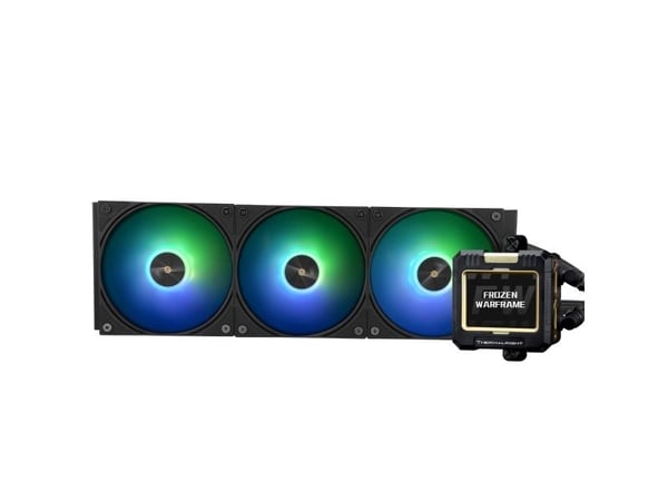 Thermalright Frozen Warframe 360, alt-i-ett-væskekjøler, 12 cm, svart