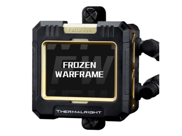 Thermalright Frozen Warframe 360, alt-i-ett-væskekjøler, 12 cm, svart