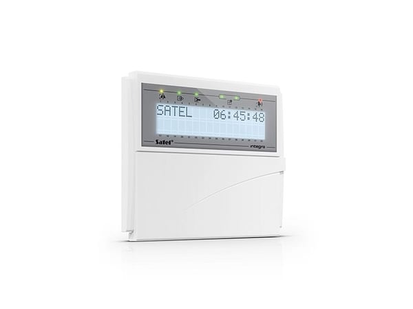 ML SATEL LCD-käsittelylaite (białe podświetlenie) INT-KLCD-W