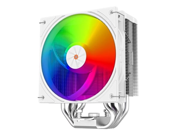 Thermalright Assassin X 120 R - Prosessorkjøler - digital, ARGB - (for: LGA115x Socket, LGA1200, LGA1700, LGA1851, AM4, AM5) - 120 mm - hvit