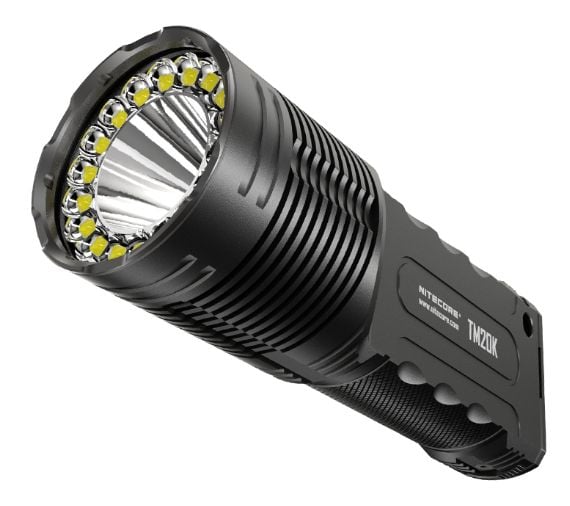 Nitecore TM20K, Taktisk lommelykt, Sort, Aluminium, Knapper, 2 m, 1 m