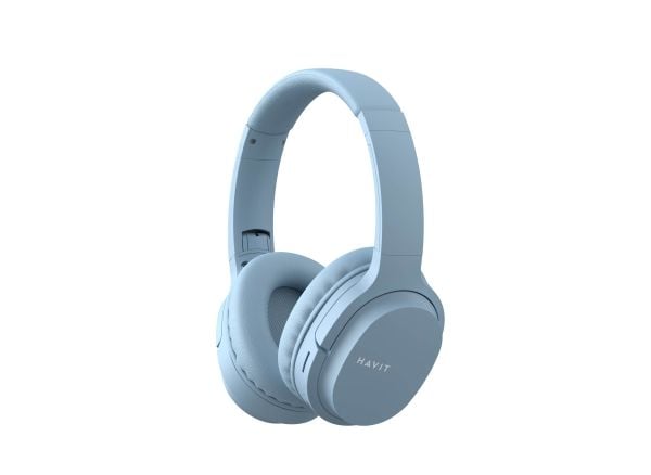 Havit I62, Kabel & Trådlös, Musik/vardag, 187 g, Hörlurar, Blå