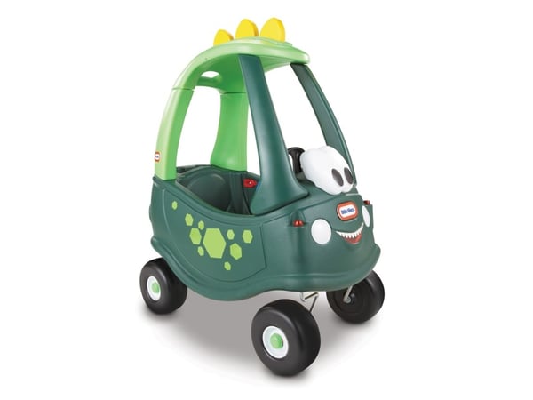 Little Tikes Cozy Coupe Dino, 1,5 år, 4 hjul, Plast, Svart, Grønn