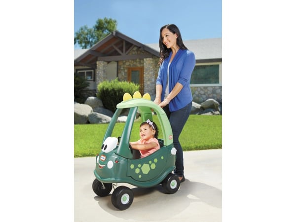 Little Tikes Cozy Coupe Dino, 1,5 år, 4 hjul, Plast, Svart, Grønn
