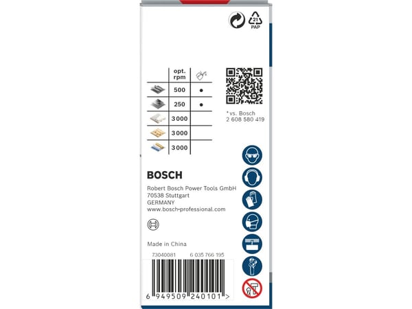 Bosch PRO Multi Material PC Plus, enkelt, bor, gips, metall, ikke-jernholdig metall, plast, mykt treverk, svart, grå, koboltlegert høyhastighetsstå...